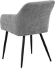 Стілець для кухні та вітальні Homla SELLA 57 x 59.5 x 83 см Grey (5906496738043) - зображення 4