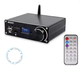 Усилитель двухканальный BRZHIFI Audio C40 Hi-Fi 130x2 Вт на базе TPA3250 и ЦАП ES9023 - поддержка Bluetooth и пульта управления Цвет Чёрный - изображение 2