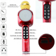 Микрофон караоке WSTER WS-1816 - беспроводной Bluetooth микрофон с cветомузыкой слотом USB и FM тюнером - изображение 9