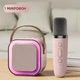 Мини детское караоке K12 с беспроводным микрофоном и динамиком, Bluetooth колонка с подсветкой - изображение 3
