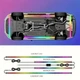 Светодиодная подсветка для авто Bluetooth 12В RGB 4 ленты (2×90 см, 2×120 см) IP68 управление с телефона - изображение 4