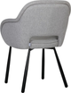 Krzesło do kuchni i salonu Homla CAMPEA 62 x 61 x 84 cm Grey (5906496742064) - obraz 4