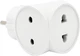 Мережевий розгалужувач Voltronic трійник Т-подібний Light Q12 White (YT21008) - зображення 1