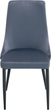 Krzesło do kuchni i salonu Homla LOGAN 47 x 59 x 93 cm Dark Grey (5906496743849) - obraz 3