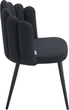 Стілець для кухні та вітальні Homla AULA 49 x 55 x 85 см Black (5906496741722) - зображення 3