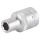 Насадка шестигранна коротка 1/2" 8мм CrV mid SIGMA (6071081) - зображення 3
