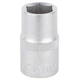 Насадка шестигранна коротка 1/2" 14мм CrV mid SIGMA (6071141) - зображення 1