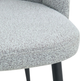 Krzesło do kuchni i salonu Homla LUXE 49 x 55 x 85 cm Grey (5906496741746) - obraz 6