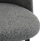 Стілець для кухні та вітальні Homla FRESCA 47 x 56 x 78 см Dark Grey (5906496741920) - зображення 6