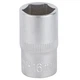 Насадка шестигранна коротка 1/2" 16мм CrV mid SIGMA (6071161) - зображення 1