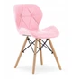 Вишукані стільці еко шкіра рожевий колір LAGO Chair Pink - зображення 2