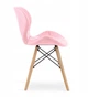 Вишукані стільці еко шкіра рожевий колір LAGO Chair Pink - зображення 3