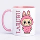 Чашка с печатью "Labubu" №1 (цвет розовый) (27113) - изображение 1