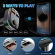 Автомобильный FM-трансмиттер Bluetooth 5.0 FM-передатчик 2 USB + TypeC / TF slot / LED дисплей / ресивер, модулятор, плеер MP3 black - изображение 6