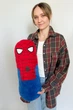 Мягкая игрушка подушка Человек паук Spiderman LITZY красно-синий - изображение 6