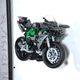Кронштейн / Настінне 3D Кріплення для Фірмового конструктора Technic Мотоцикл Kawasaki Ninja H2R (42170) - Чорний - зображення 3