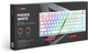 Клавіатура бездротова Savio Phenix Gateron Red Pro Wireless White - зображення 5
