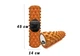 Массажный ролик EasyFit Grid Roller PRO 45 см Оранжевый - изображение 1