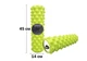 Масажний ролик EasyFit Grid Roller Extreme 45 см Салатовий - зображення 1