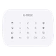 Беспроводная сенсорная клавиатура для четырех групп U-Prox Keypad G4 White - изображение 1
