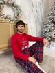 Піжама чоловіча XL Новорічна тепла Бавовняна з Начосом Winter Holiday COSY - зображення 2