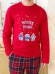 Піжама чоловіча XL Новорічна тепла Бавовняна з Начосом Winter Holiday COSY - зображення 1