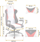 Fotel gamingowy Sofotel Miss Fortune 2593 (5903890602536) - obraz 5