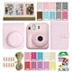 Набор камера моментальной печати Fujifilm Instax Mini 12 Pink + чехол + фотопленка 20 шт + фотоальбом 108 + наклейки 20 шт + фоторамка 3в1 - изображение 1