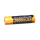 Аккумулятор Li-Ion 18650 Fenix ARB-L18-2600U 2600 mAh 3.6V 500 циклов порт USB для зарядки - изображение 1