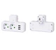 Розетка двойник с заземлением Voltronic F-302 White, 2 розетки+3USB (1А), 2500W, 10A, 220V - изображение 3