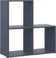 Стеллаж Doros Степь 2х2 открытый 69х28.8х71.4 см Графит (41516157) - изображение 5