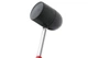 Киянка Intertool 1250 г х 90 мм Чорна гума ручка дерево (HT-0228) - зображення 3