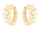 Сережки Xuping Позолота 18K колечка «Декоративний візерунок» 284298 - зображення 1