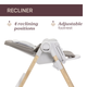 Крісло для годування Chicco Polly Armonia Scandinavian 3 в 1 Бежеве (8058664179022) - зображення 14