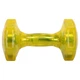 Гантель для фитнеса с TPU покрытием Zelart Jelly Urethane Coated Dumbbells TA-2946-7_5LB Желтый - изображение 3