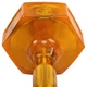 Гантель для фитнеса с TPU покрытием Zelart Jelly Urethane Coated Dumbbells TA-2946-15LB Оранжевый - изображение 2