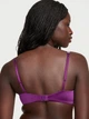 Комплект (лиф+трусики стринги) со стразами Victoria's Secret (478536972143) Double Shine Strap 70B/XS фиолетовый - изображение 4
