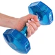 Гантель для фітнесу з покриттям TPU Zelart Jelly Urethane Coated Dumbbells Синій TA-2946-12_5LB - зображення 3