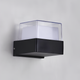 Уличный LED светильник 5W фасадный Velmax настенный квадратный 3000K черный IP54 V-CTL-WL-004 - изображение 2
