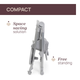 Крісло для годування Chicco Polly Armonia Steel 3 в 1 (8058664179039) - зображення 8