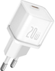 Ładowarka sieciowa Baseus GaN5S Fast Charger 1C 20W USB-C White (P10162503213-00) - obraz 1