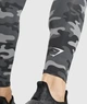 Мужские спортивные леггинсы Gymshark Element Baselayer Leggings - Grey Print - XXXL - изображение 5
