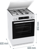 Комбінована плита Electrolux GK6C5WF (7076255) - изображение 11