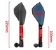 Дзеркала для мотоцикла Rizoma Чорні - зображення 3