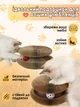 Гофрированая когтеточка лежанка для кота, картонная игрушка круглая, с мячиком, 24х10 см 1006254201 - изображение 11