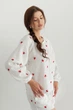Forli Рубашка с вышивкой из муслина Cherry XL/XXL Белый ML0085-38-60_XL/XXL - изображение 3