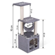 Drapak dla kota Pethaus 93 cm szary DR-265 (5903890601409) - obraz 5