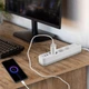 Сетевой удлинитель VIDEX ONCORD с/с 3п 3м (3x1.5 мм) 2.4А 2USB+USB-C с кнопкой White (VF-PD33G2U1C-W) - изображение 11