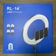 Кольцевая светодиодная LED лампа Ring Light RL-14 Набор блогера визажиста для фото и видео Селфи кольцо 36 см - изображение 2
