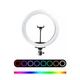 Світлодіодна кільцева лампа F133/4 RGB 26 см - зображення 2